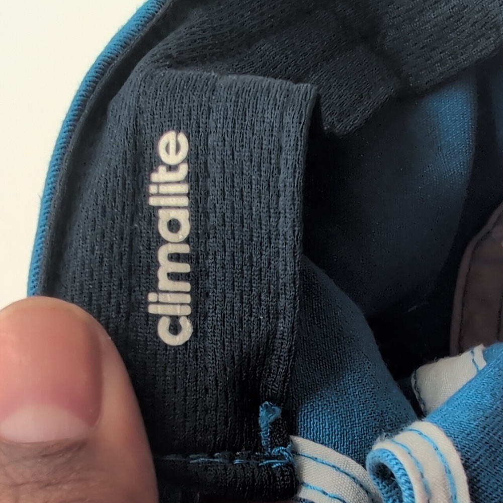 Adidas Climalite Blue Cap with Orange Logo Adjustable Strap - Picture 7 of 8